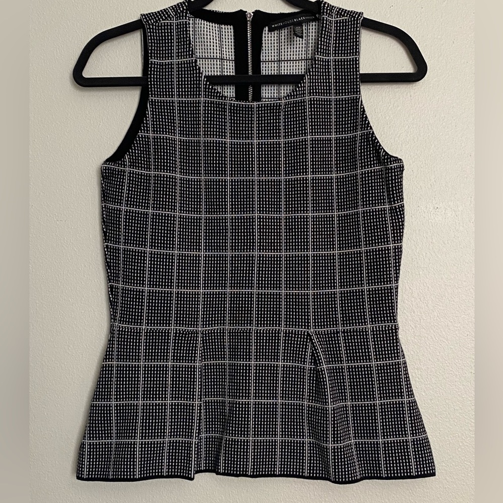 Peplum Sleeveless Blouse